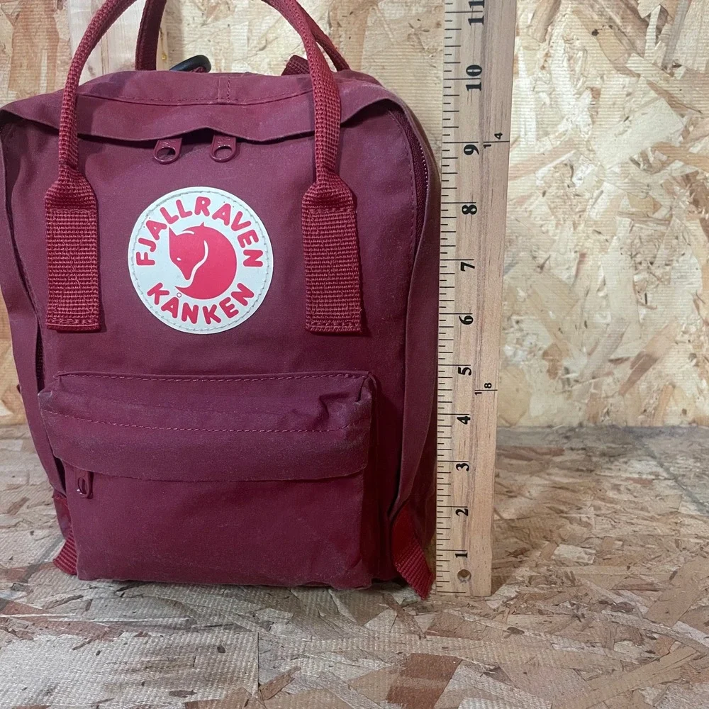Fjallraven Kanken Mini Acorn 7L Backpack Maroon School Travel Daypack Unisex